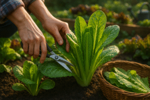 How to Cut Lettuce From Your Garden