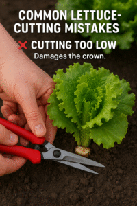 How to Cut Lettuce From Your Garden