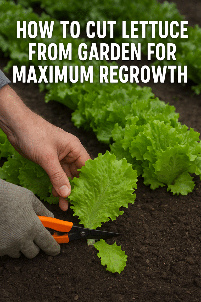 How to Cut Lettuce From Your Garden